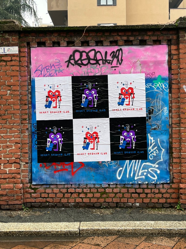 Fotografia di murales in zona tortona a milano