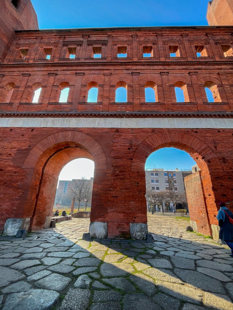 Fotografia della Porta Palatina a Torino