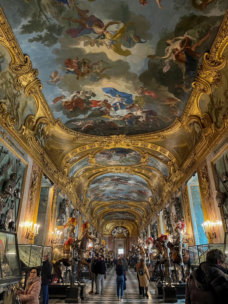Fotografia dell'armeria del Palazzo Reale a Torino